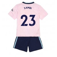 Arsenal Albert Sambi Lokonga #23 Tredje sæt Børn 2022-23 Kortærmet (+ Korte bukser)